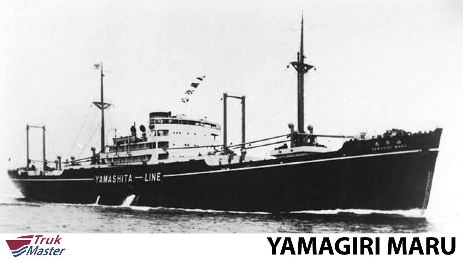 Marine-grown metal structure underwater — Yamagiri Maru